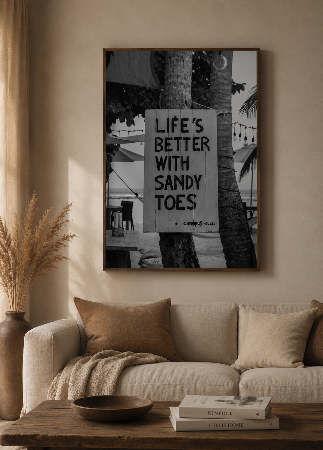 Toile - Archive N°6 "Sandy toes"
