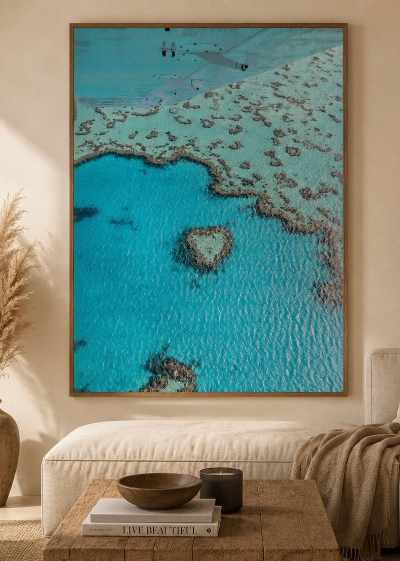 Toile - Archive N°9 « blue heart 2 »
