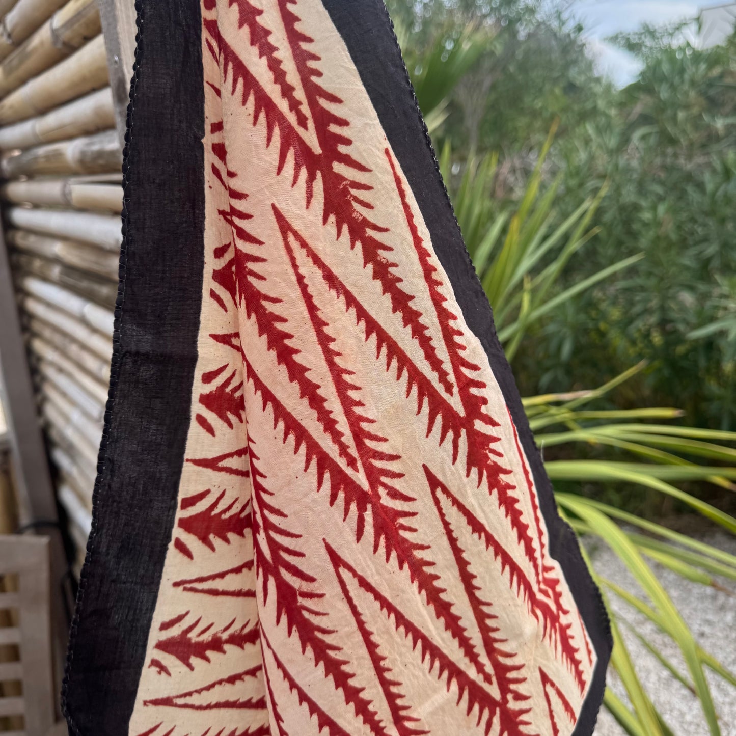 Bandana triangle rouge