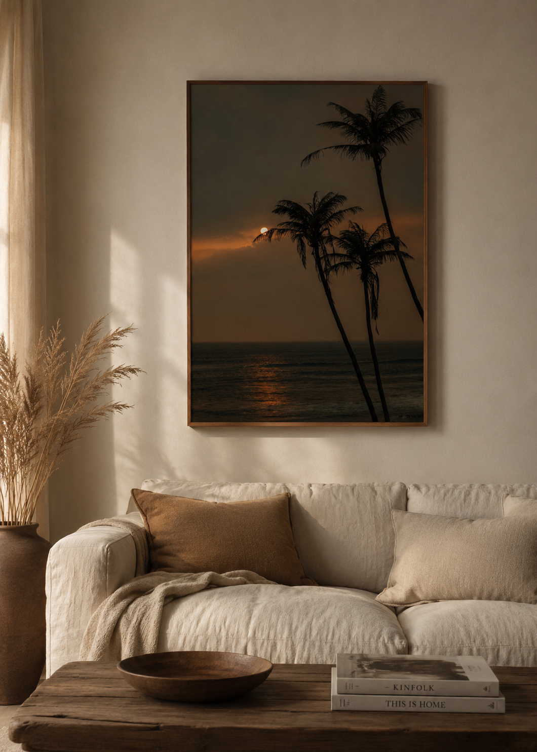 Toile - Archive N°3 "SUNSET PALM"