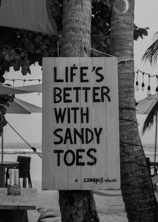 Toile - Archive N°6 "Sandy toes"