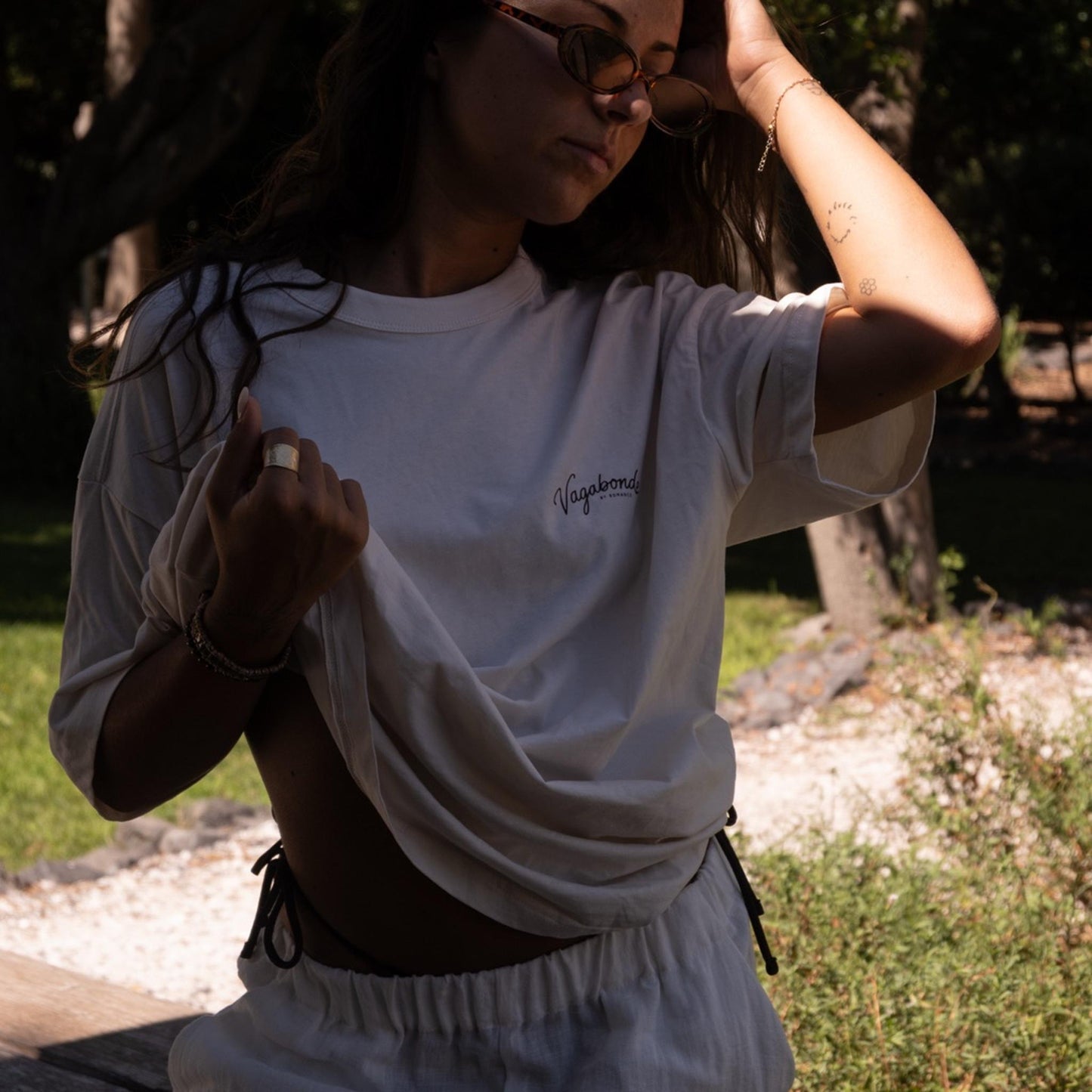 T-shirt oversize "Libre & Sauvage" M