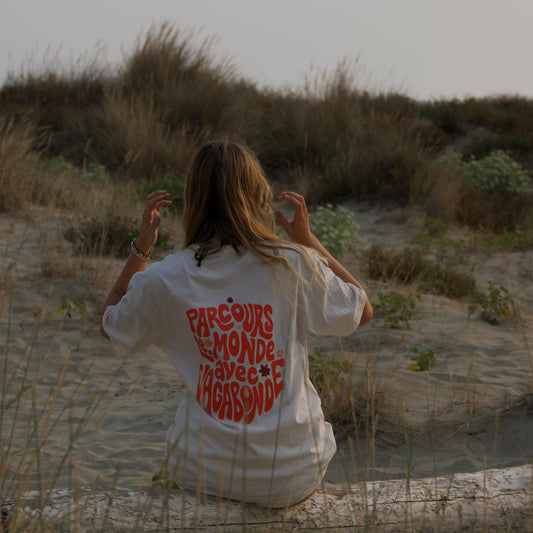 T-shirt oversize "L'appel d'ailleurs" M